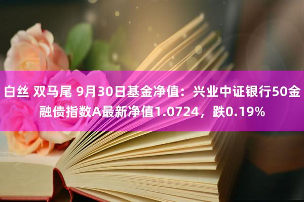 白丝 双马尾 9月30日基金净值：兴业中证银行50金融债指数A最新净值1.0724，跌0.19%