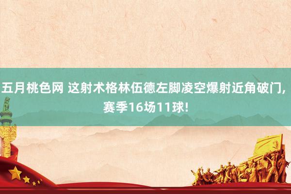 五月桃色网 这射术格林伍德左脚凌空爆射近角破门， 赛季16场11球!